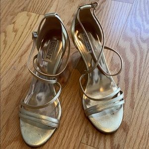 Ashley mischka wedge heals